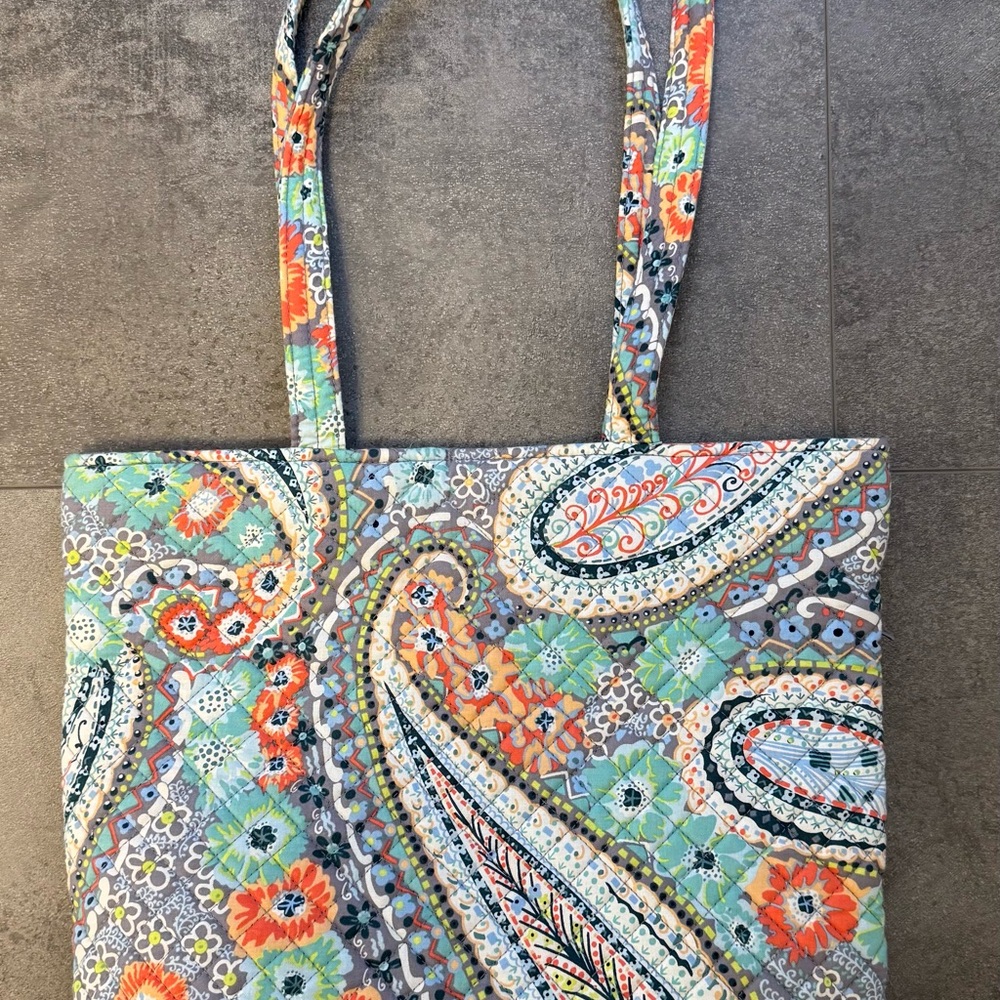 Vera Bradley Multicolor Citrus Paisley Tote